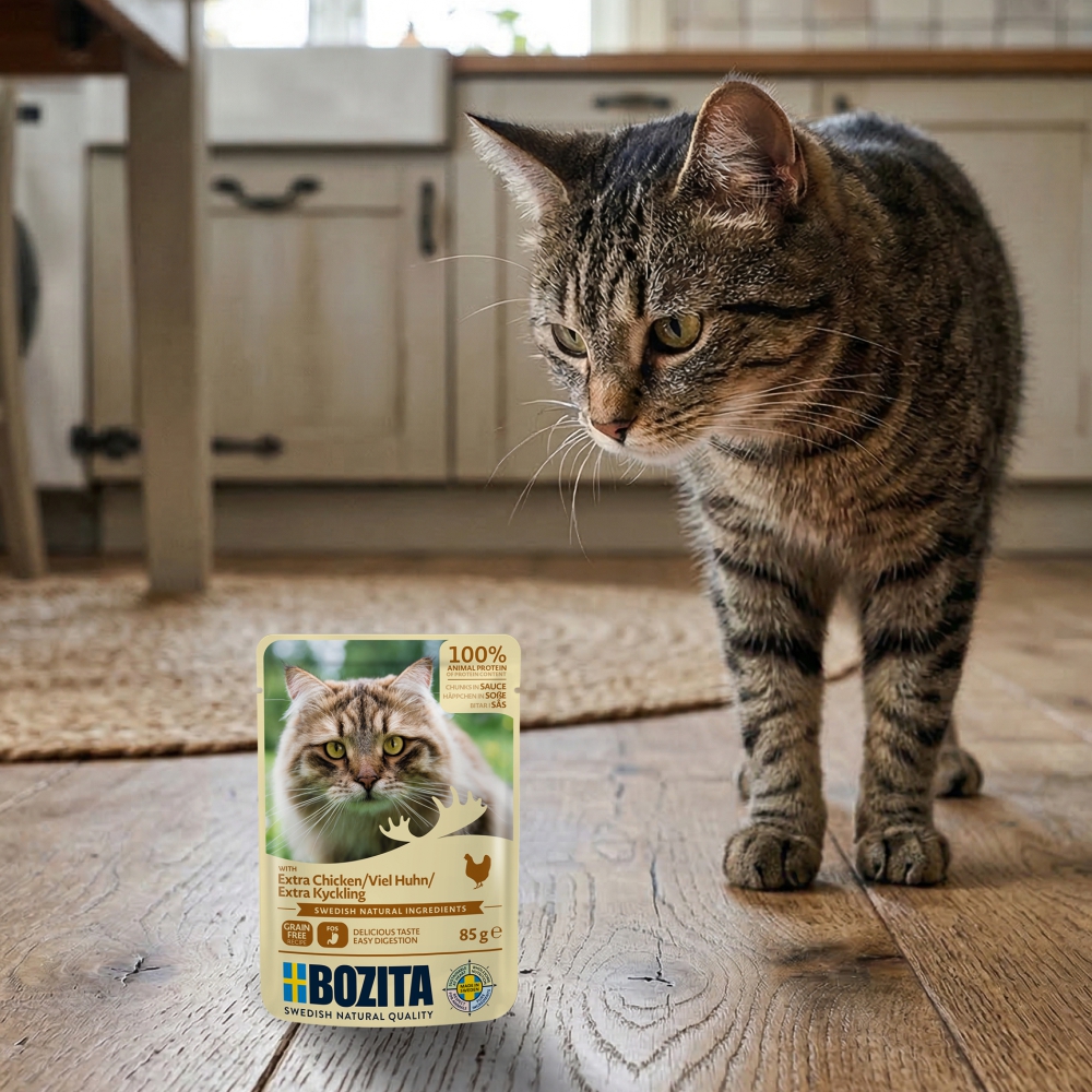 BOZITA saszetka kawałki w sosie z kurczakiem 85g